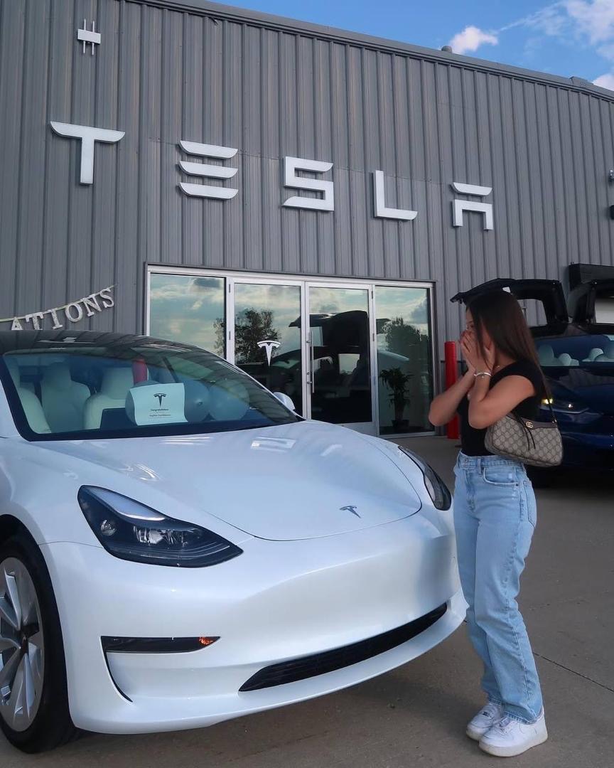Sophia L. with their Model 3